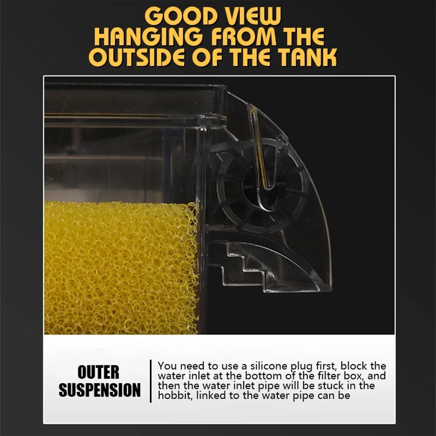 Filtro biochimico superiore multifunzione con pompa per acquario