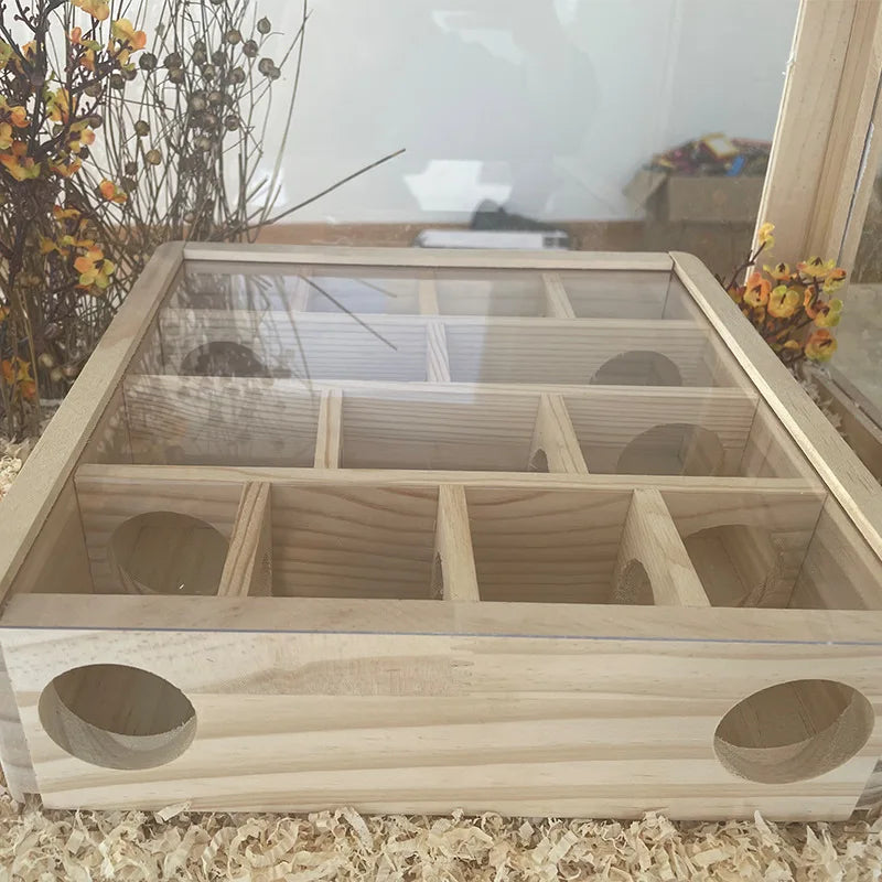 Labirinto in legno per criceti