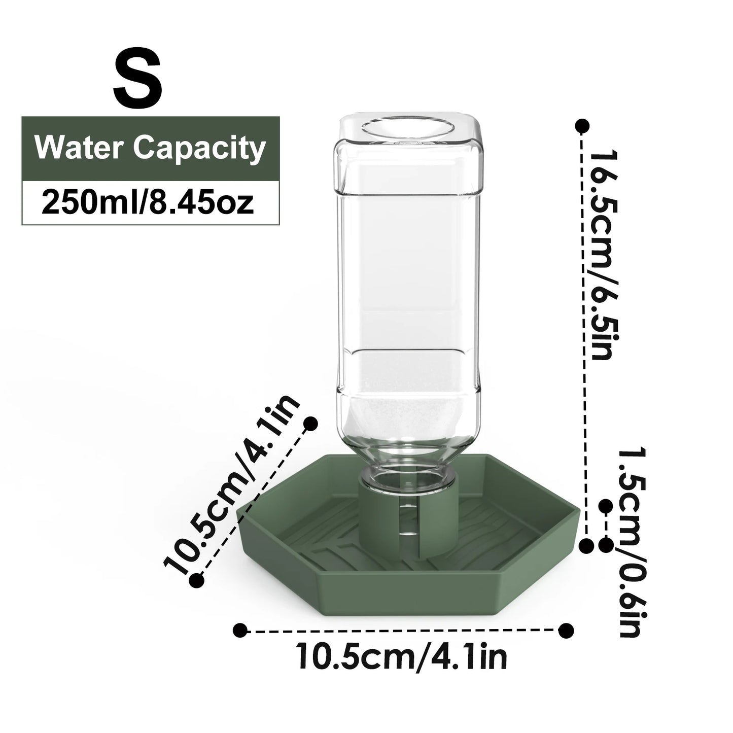 Wasserspender für Reptilien, Wassernapf, Futterzubehör, geeignet für Eidechsen, Schildkröten, Geckos, Terrarien-Zubehör