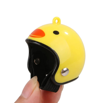 Casco per pappagallo Cappello per piccione Attrezzatura protettiva per animali domestici Protezione solare Casco antipioggia Giocattolo per uccelli Piccoli animali domestici Accessori di abbigliamento Pajaros