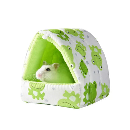 Casetta in pelouche per piccoli animali