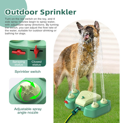 Irrigatore d'acqua da esterno per animali domestici