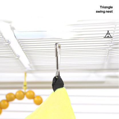 Morbido peluche uccello pappagallo nido uccello pappagallo amaca parrocchetto letto appeso casa grotta gabbia capanna tenda giocattolo gabbia per uccelli accessori