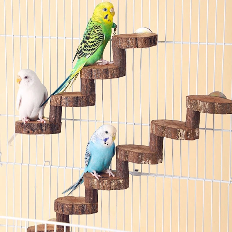 Papageienkäfig Schaukelspielzeug Leiter Haustier Vogel Kauspielzeug Baumwollfaden zum Aufhängen für Vögel Langeweile Brecher Käfig Hängender Kreis Ständer Spielzeug