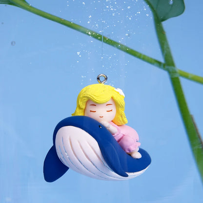 Aquarium Dekorationen Cartoon Mini Taucher Simulierte Meerjungfrau Schwimmende Aquariendekoration Aquarium Anhänger Kiki Aquarium Zubehör