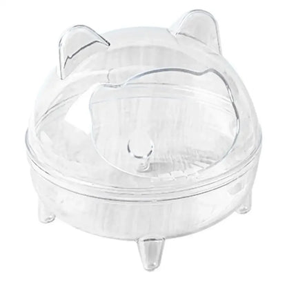 Toilette/bagnetto trasparente per piccoli animali