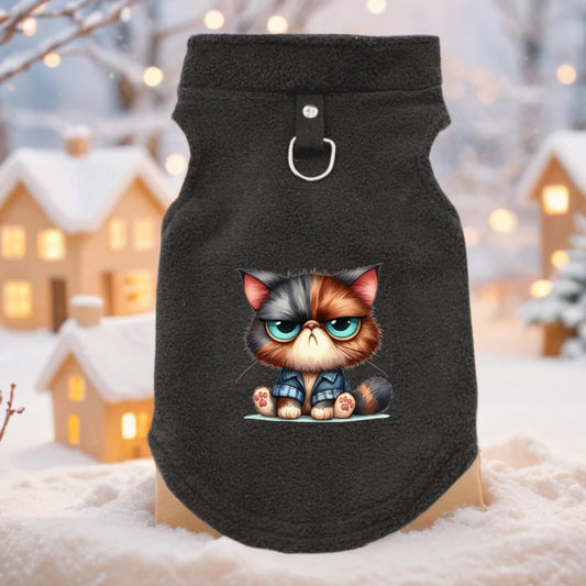 Pullover in pile cani e gatti