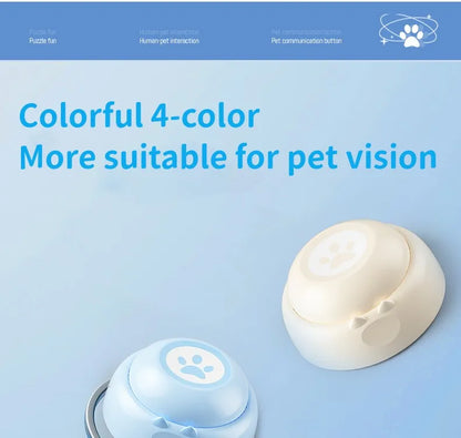 Pulsanti di comunicazione per cani Pulsante di registrazione vocale per cicalino di addestramento per animali domestici Riproduzione di registrazione di 30 secondi Regalo divertente per animali domestici parlanti
