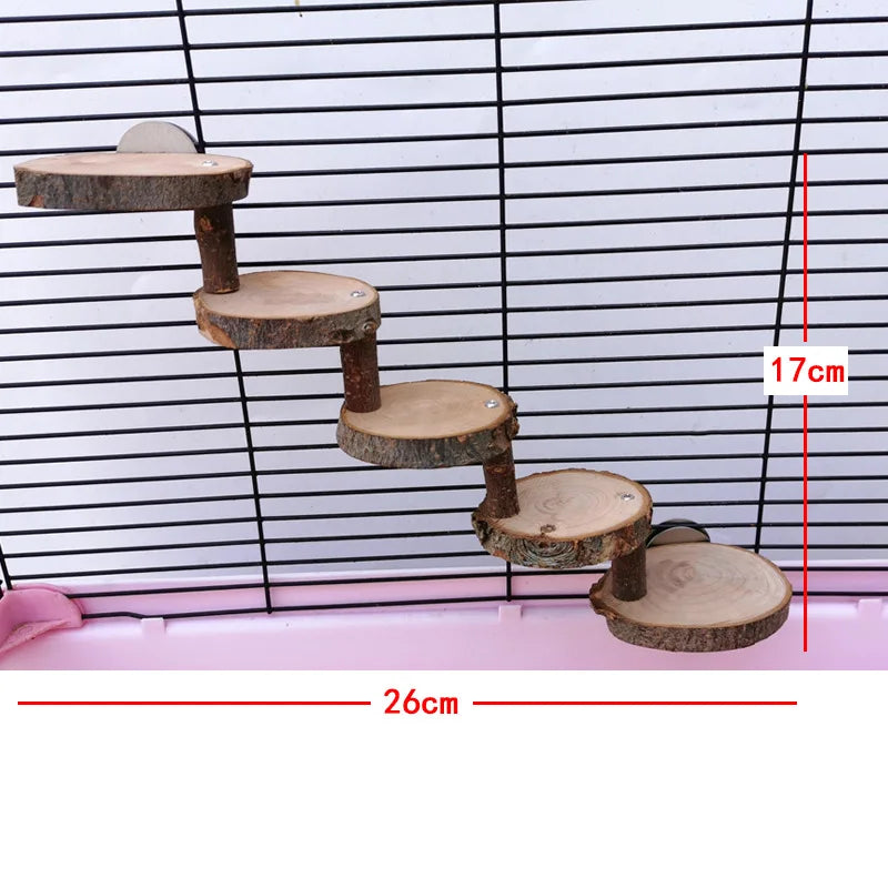 Scala in legno per piccoli animali
