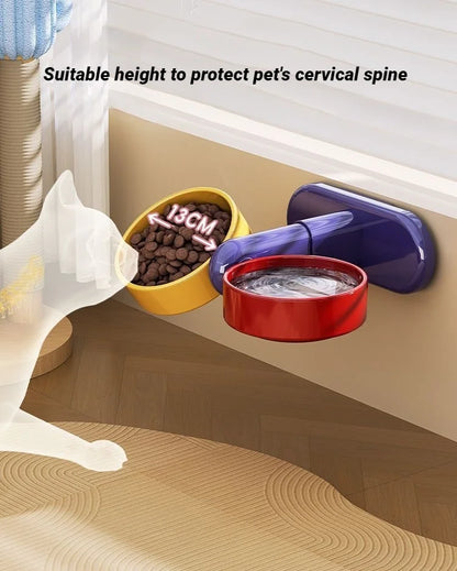 Mangiatoia per animali domestici Ciotole per cani rialzate Stoviglie regolabili in altezza Alimentazione e acqua per cani di piccola taglia Alimentazione per irrigazione