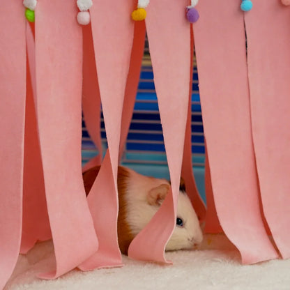 Waschbar Meerschweinchen Meerschweinchen Ecke Versteck Verstecken Guck-Guck Spielzeug Hängematte Schlafplatz Käfig Zubehör