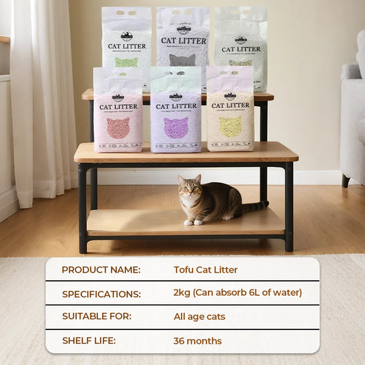 Lettiera per gatti con tofu - 4kg