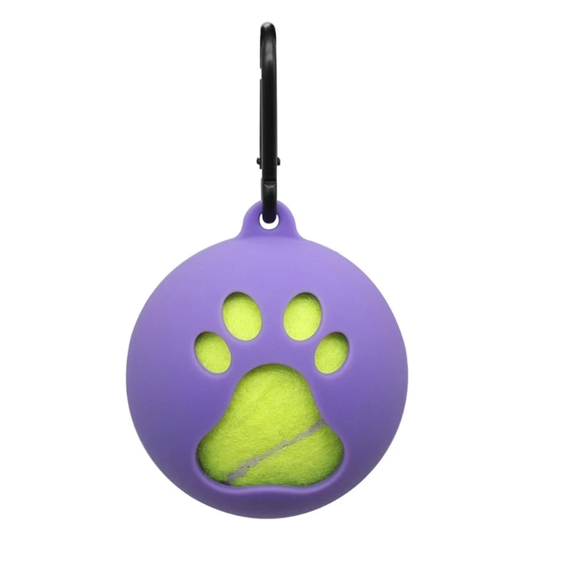 Supporto per copertura per palline per animali domestici con attacco per guinzaglio per cani Supporto per palline da tennis