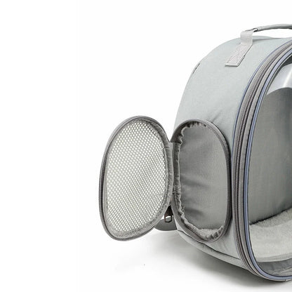 Zaino da viaggio trasparente per animali