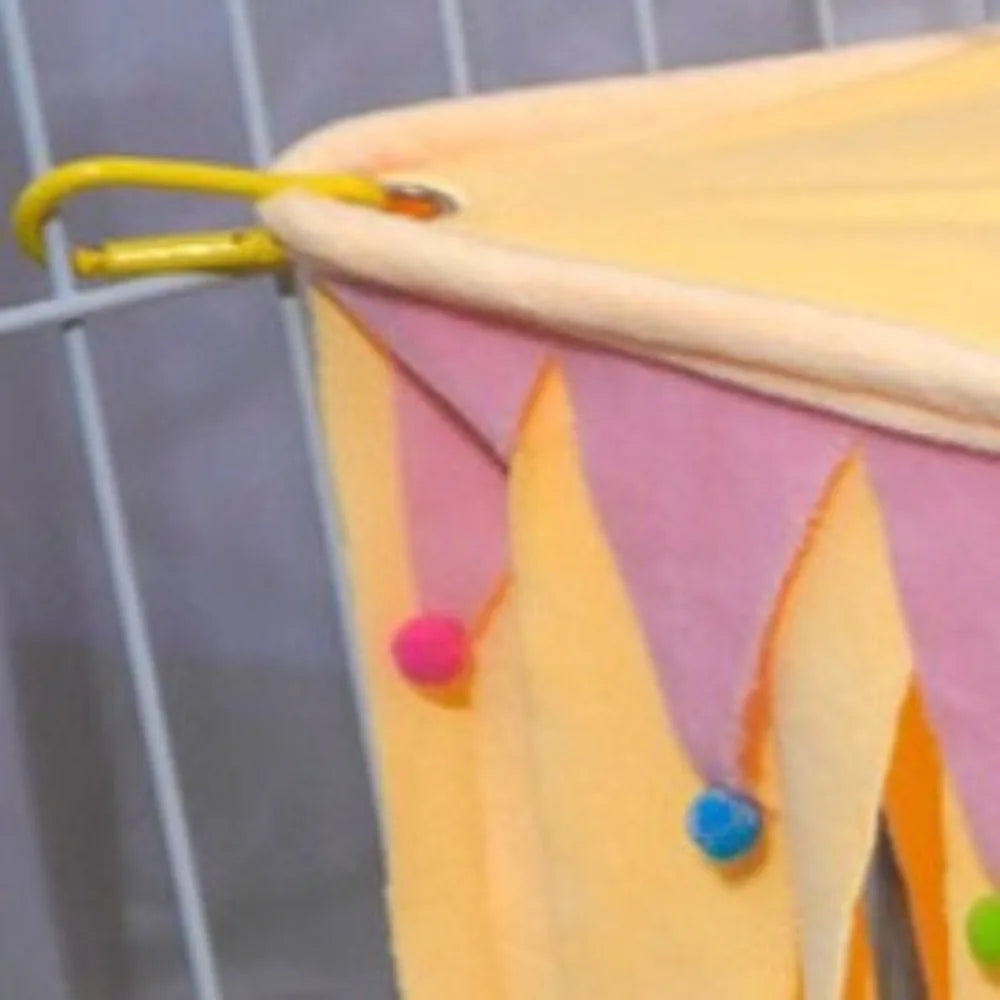 Striscia di nappe Caviale d'India Tenda per animali domestici Nascondiglio Morbido Piccoli animali Nascondere la casa Letto per dormire Comodo criceto Nascondere angolo Nido Coniglio