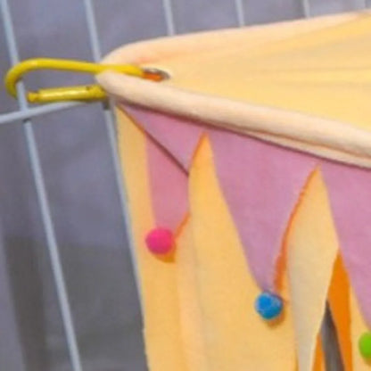 Striscia di nappe Caviale d'India Tenda per animali domestici Nascondiglio Morbido Piccoli animali Nascondere la casa Letto per dormire Comodo criceto Nascondere angolo Nido Coniglio