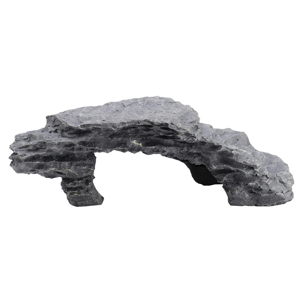 Verstecken Höhle Aquarium Schildkröte Reptil Versteck Habitat Dekoration Ornament Simulation Kletterhöhle Schildkrötenplattform Dekor