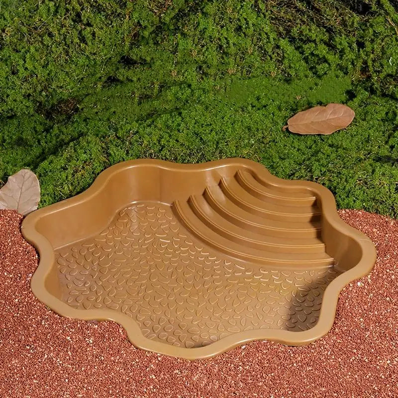 Laghetto per habitat tartarughe di terra