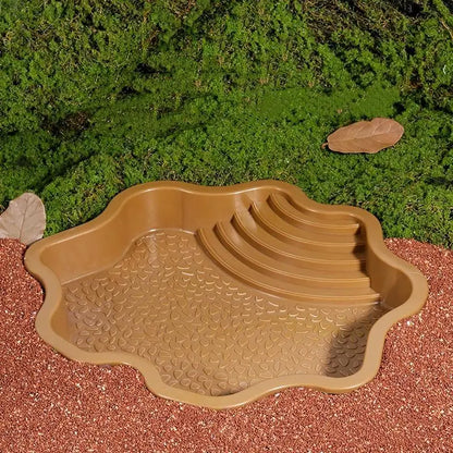 Laghetto per habitat tartarughe di terra