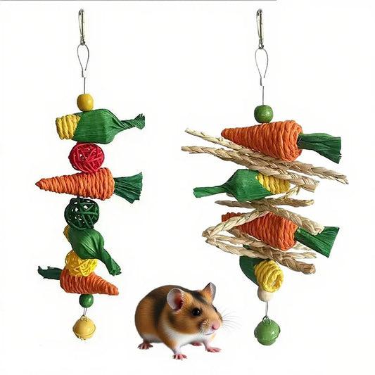 Giocattolo in paglia per piccoli animali