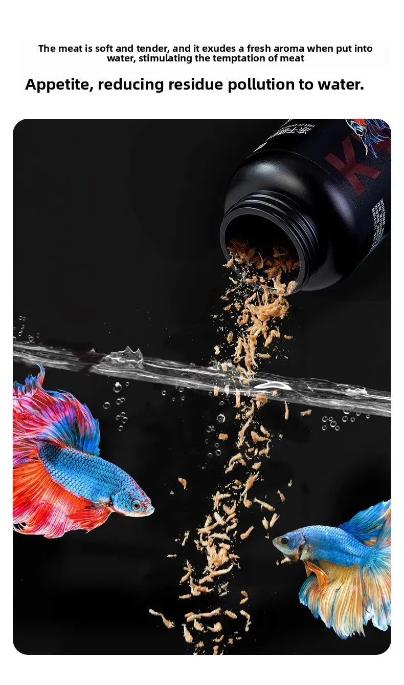 Cibo secco pesci e tartarughe - Krill & Gamberetti