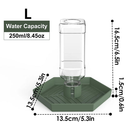 Wasserspender für Reptilien, Wassernapf, Futterzubehör, geeignet für Eidechsen, Schildkröten, Geckos, Terrarien-Zubehör