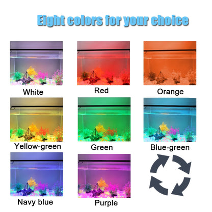 30-60 Zentimeter Aquarium 24/7 Vollspektrum LED-Beleuchtung Aquarium-Dekorationslampe für Wasserpflanzenwachstum IP68 Wasserdicht 100 V-240 V