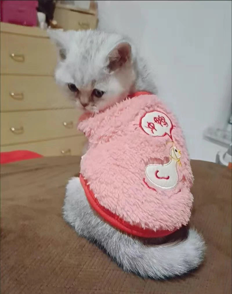 Maglioncino a tema, invernale gatti/cuccioli