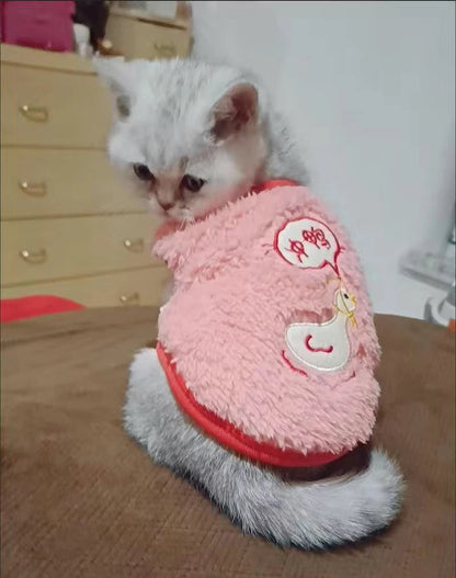 Maglioncino a tema, invernale gatti/cuccioli