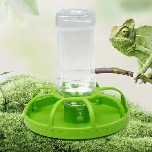 Alimentatore d'acqua per rettili 1 pz, stoccaggio automatico dell'acqua, adatto per piccoli animali, accessorio specifico per animali domestici striscianti per l'idratazione