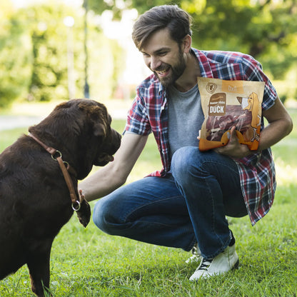 Entenbrustfiletstreifen, natürliches Hunde-Leckerli, Mersjo, 500g