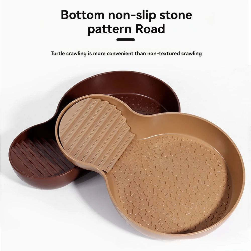 Pond con feeder per tartarughe d'acqua