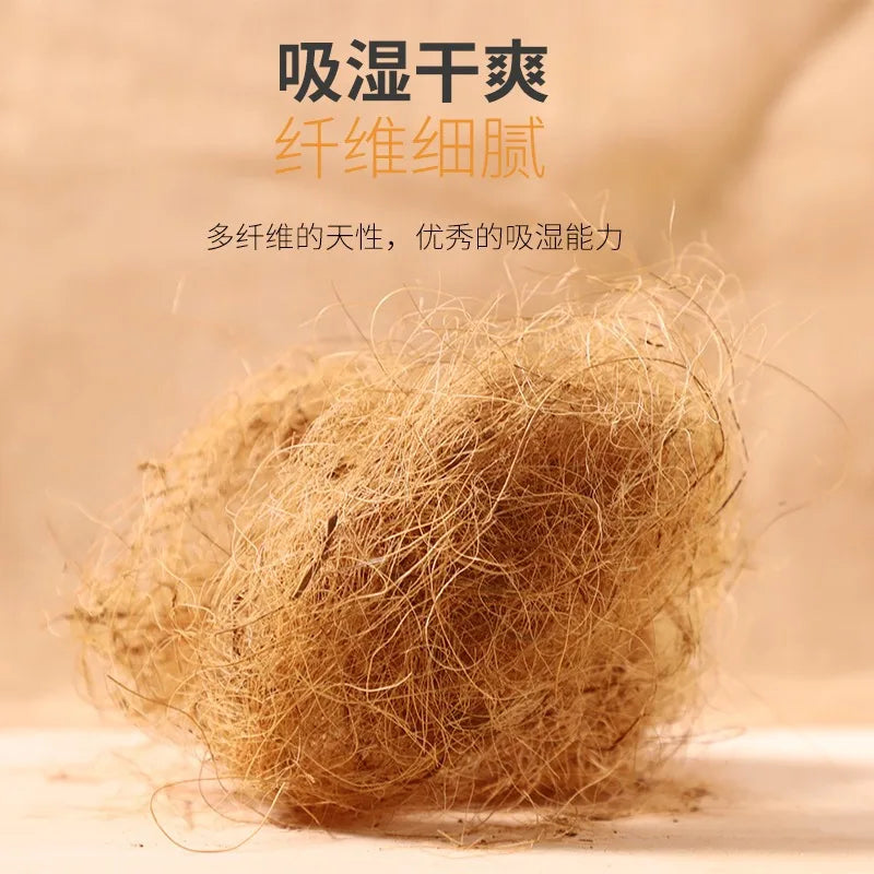 100/200g Kokosfasern Nistmaterial Nest / Faser Vogelvoliere Kanarienvögel Finken Nest gefüllt Gras Vogelkäfig Zubehör