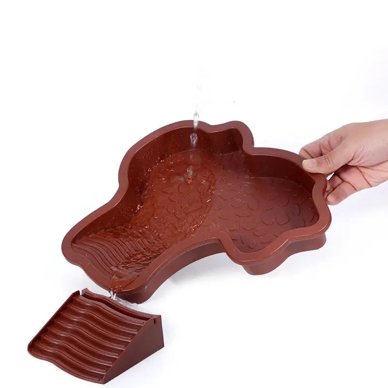 Laghetto per habitat tartarughe di terra