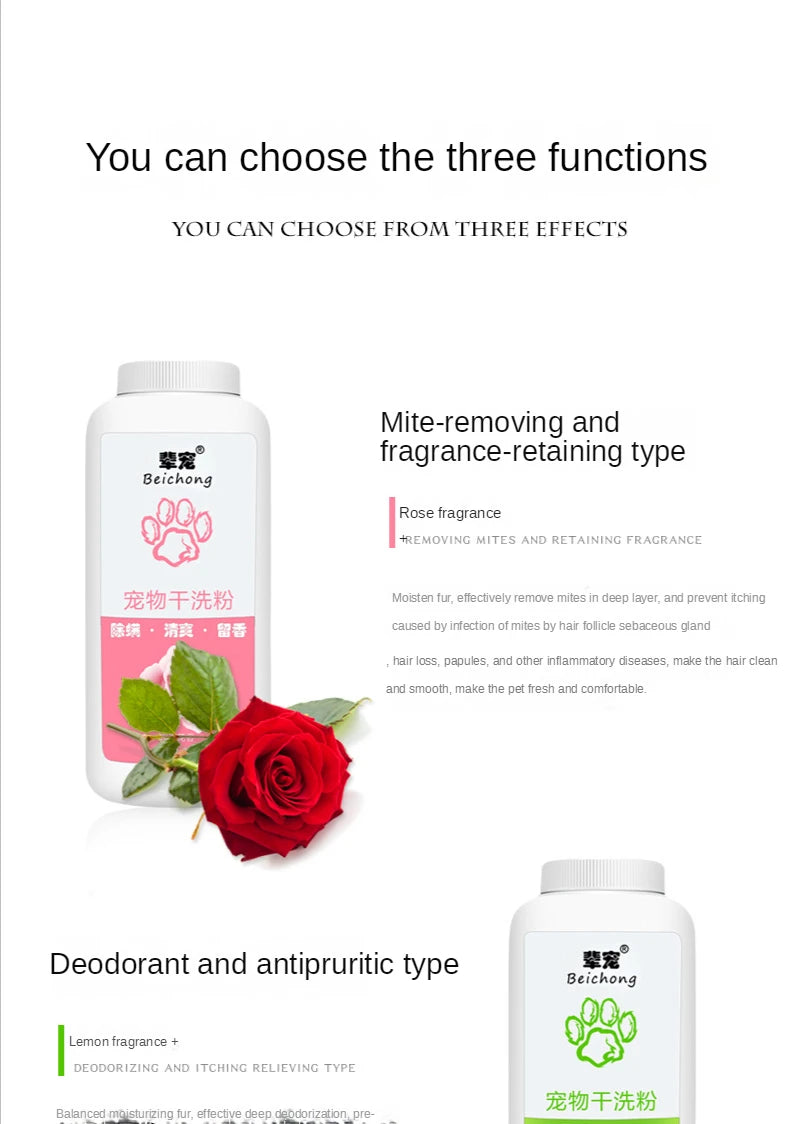 Shampoo secco in polvere