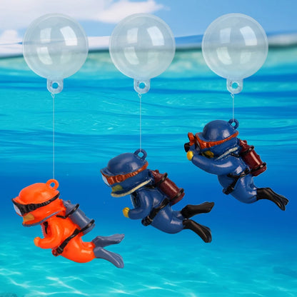 Aquarium Dekorationen Cartoon Mini Taucher Simulierte Meerjungfrau Schwimmende Aquariendekoration Aquarium Anhänger Kiki Aquarium Zubehör