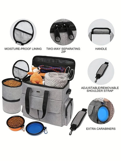 Set viaggio 6 pz con borsone