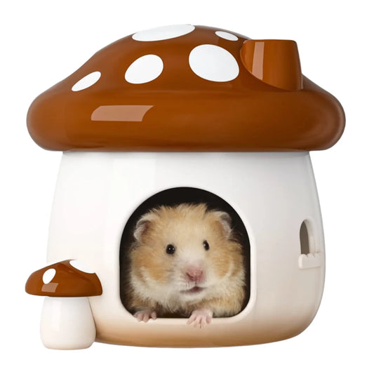 Casetta per criceti ceramica