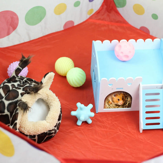 ABGE-2X Box pieghevole per porcellini d'India Box portatile per piccoli animali Recinzione per esercizi aperta per esterni/interni per riccio, criceti