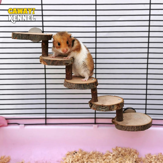 Scala in legno per piccoli animali