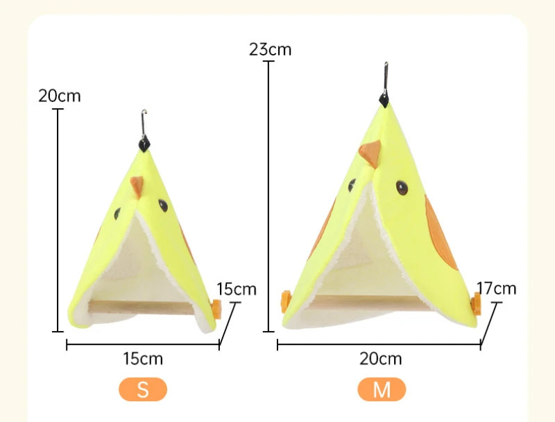 Morbido peluche uccello pappagallo nido uccello pappagallo amaca parrocchetto letto appeso casa grotta gabbia capanna tenda giocattolo gabbia per uccelli accessori