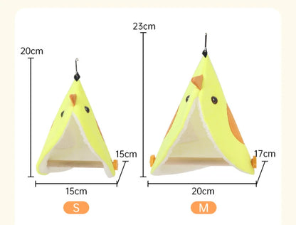 Morbido peluche uccello pappagallo nido uccello pappagallo amaca parrocchetto letto appeso casa grotta gabbia capanna tenda giocattolo gabbia per uccelli accessori