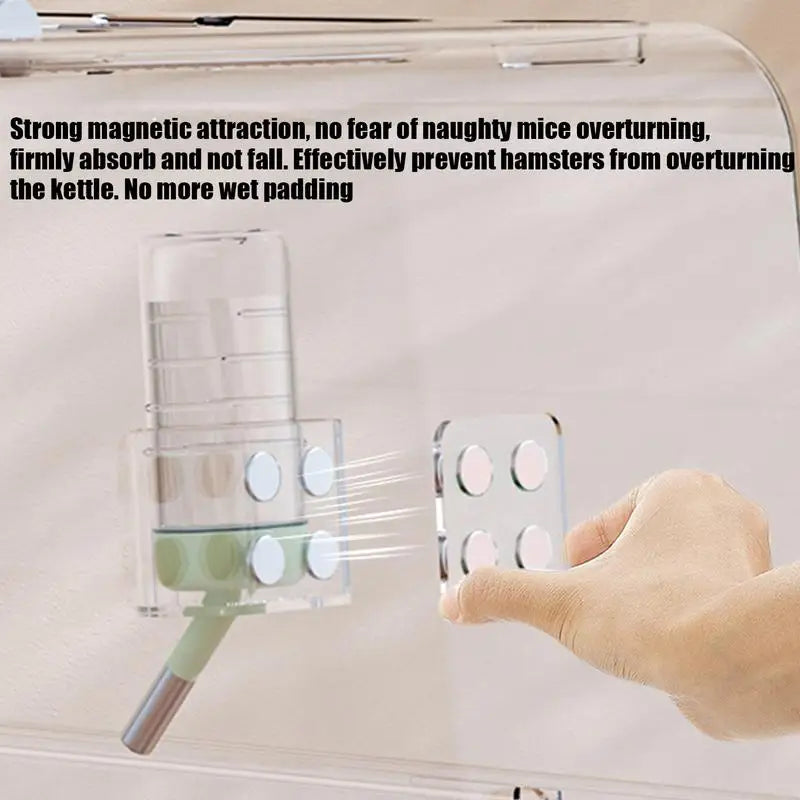 Beverino magnetico per roditori - gabbia plexiglass