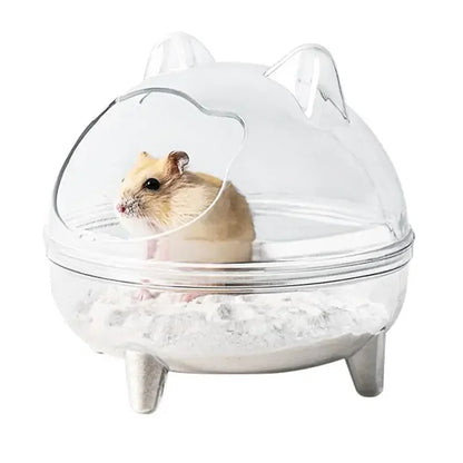 Toilette/bagnetto trasparente per piccoli animali