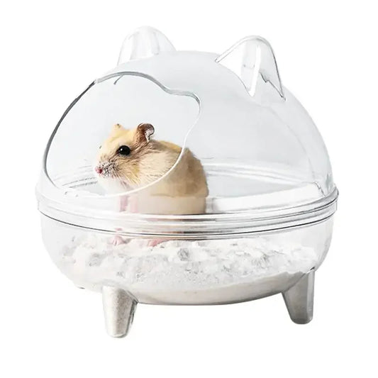 Toilette/bagnetto trasparente per piccoli animali