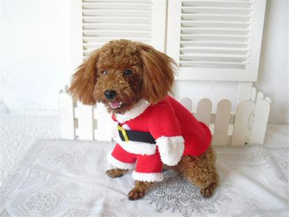Costume Babbo Natale per gatti e cuccioli