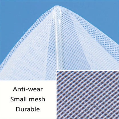 Copertura per gabbia per uccelli in poliestere resistente da 1 pezzo, copertura per gabbia per animali domestici in rete antiusura, zanzariera antipolvere in rete piccola per gabbia per uccelli