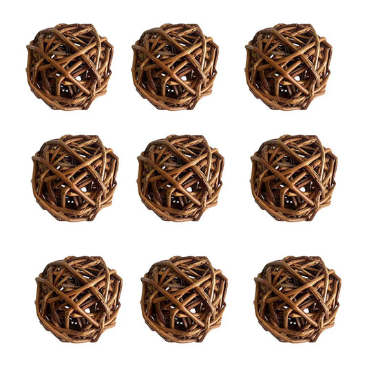 9 pz/set Palla di Ramo di Salice