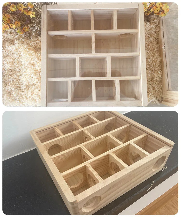 Labirinto in legno per criceti