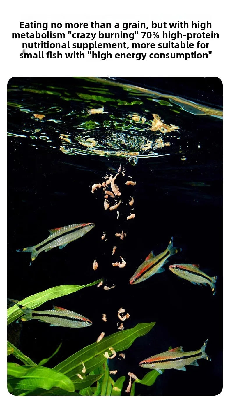 Cibo secco pesci e tartarughe - Krill & Gamberetti